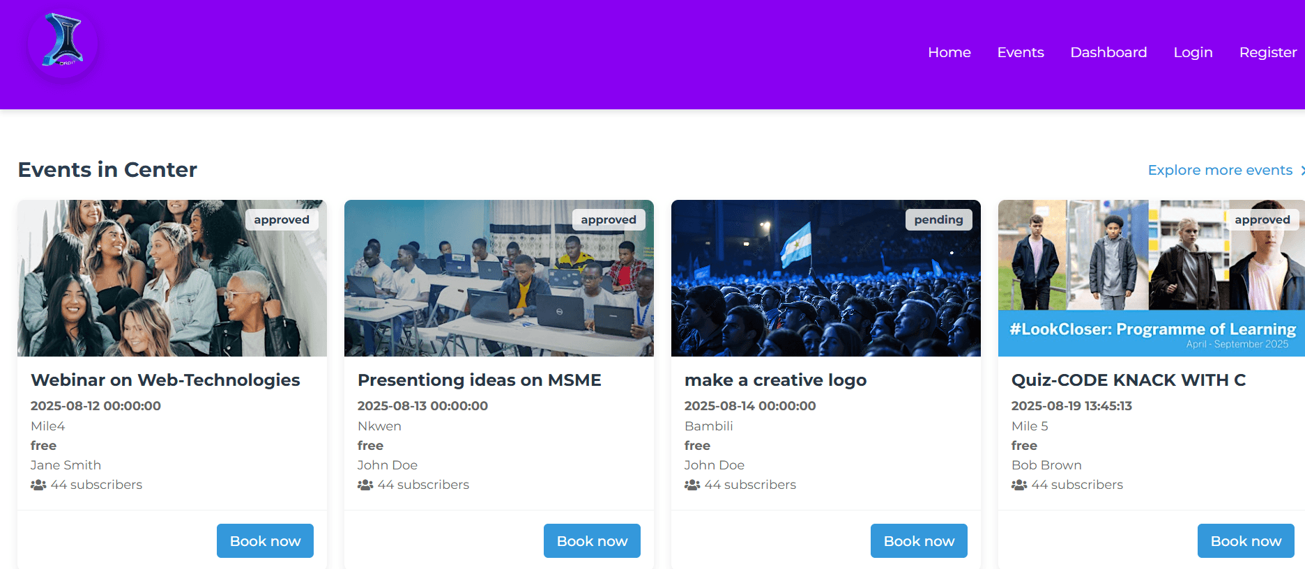 Event Management Platform